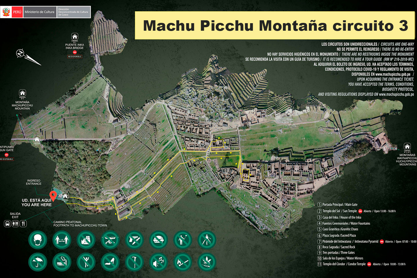 Machu Picchu montaña circuito 3