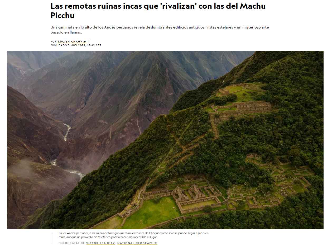 National Geographic Choquequirao