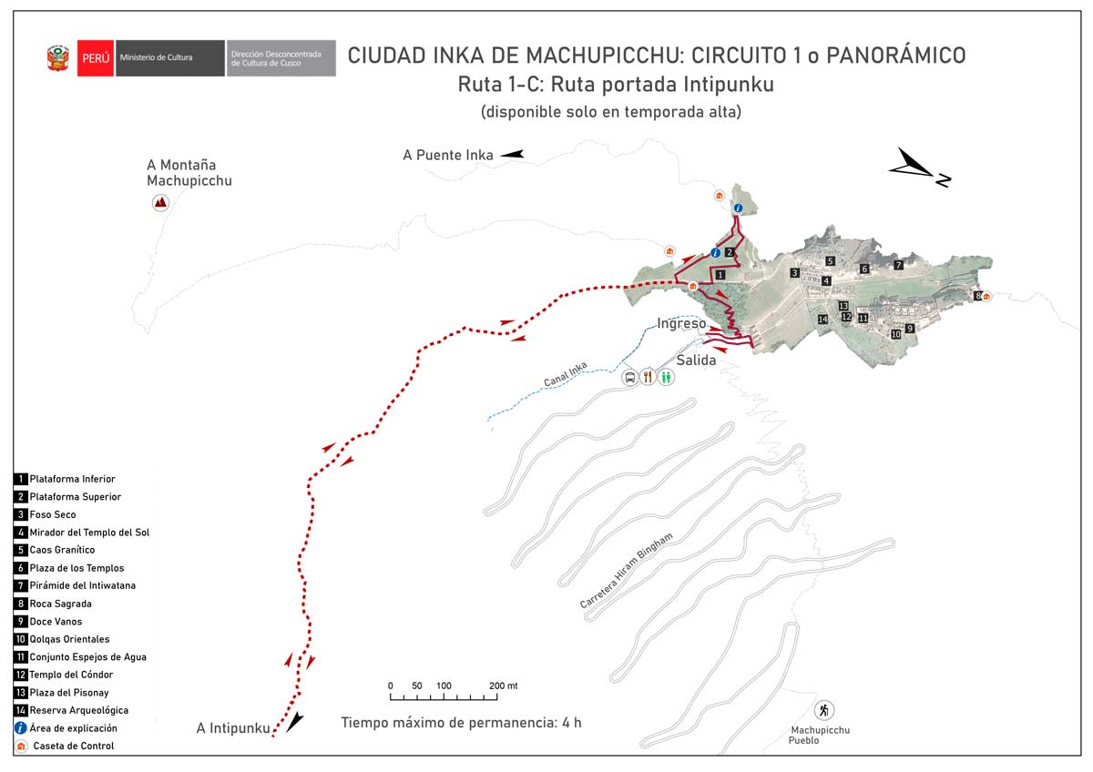 Circuito 1 Puerta del Sol o Intipunko