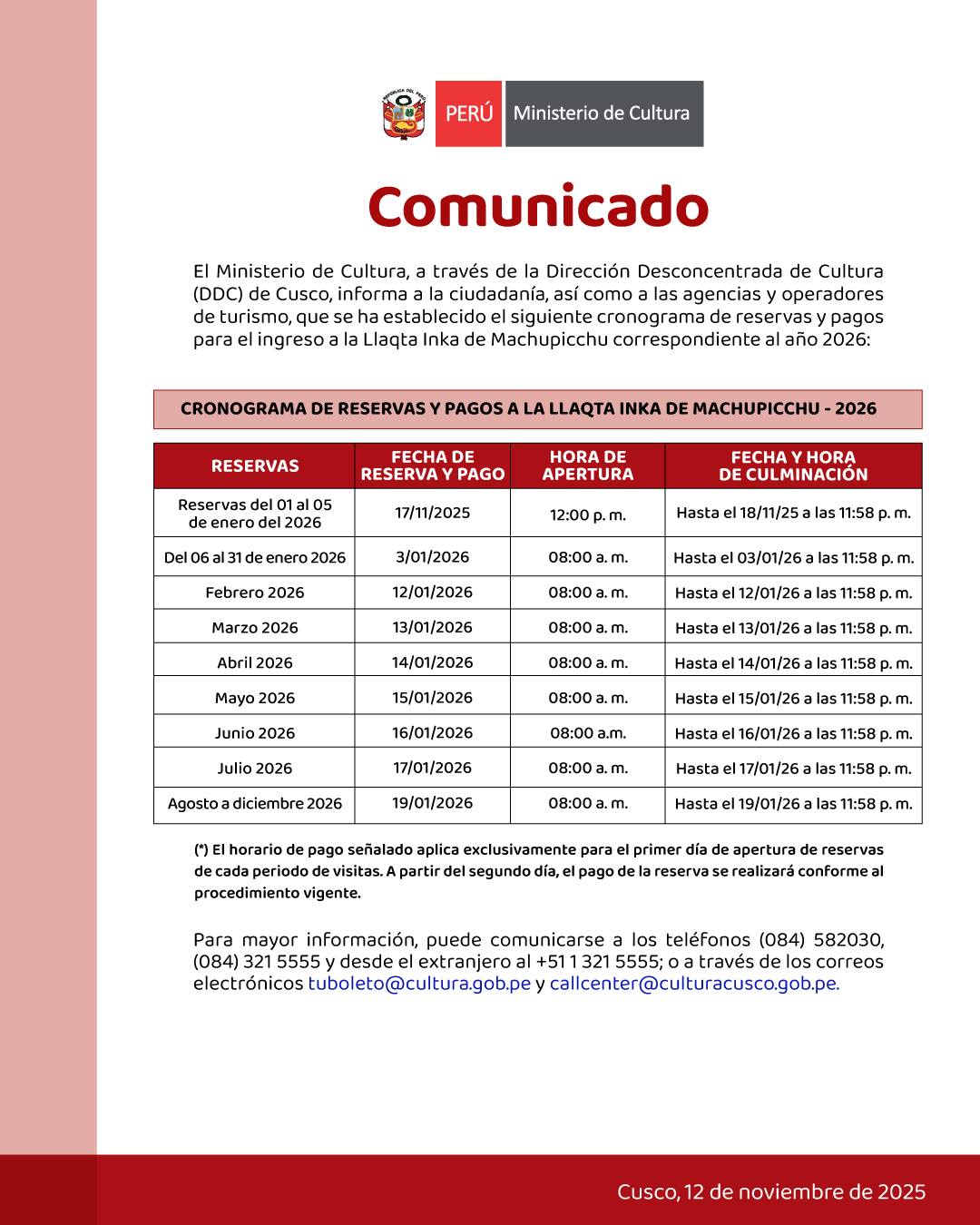 Boleto a Machu Picchu 2026